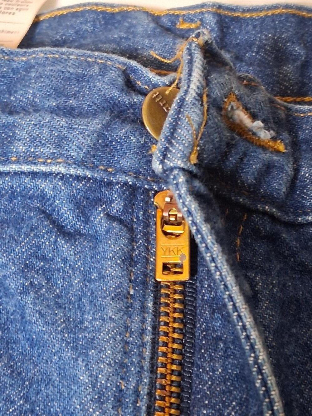 Carhartt Jeans Men 44x32 Workwear Work Pants Blue Jean Denim B17 DST - Picture 9 of 16